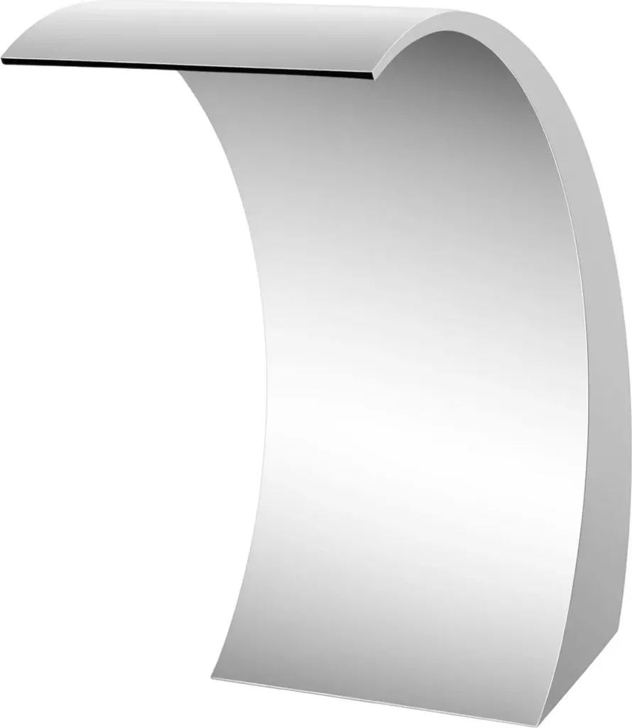 Cascade piscine encastrée - Déversoir jeu d'eau gris clair durable