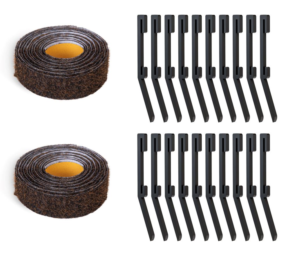 Alberts 2 x Schneckenbänder mit 20 St. Erdspieß, Schneckenstopp, Schneckenabwehr, Schneckenschutz