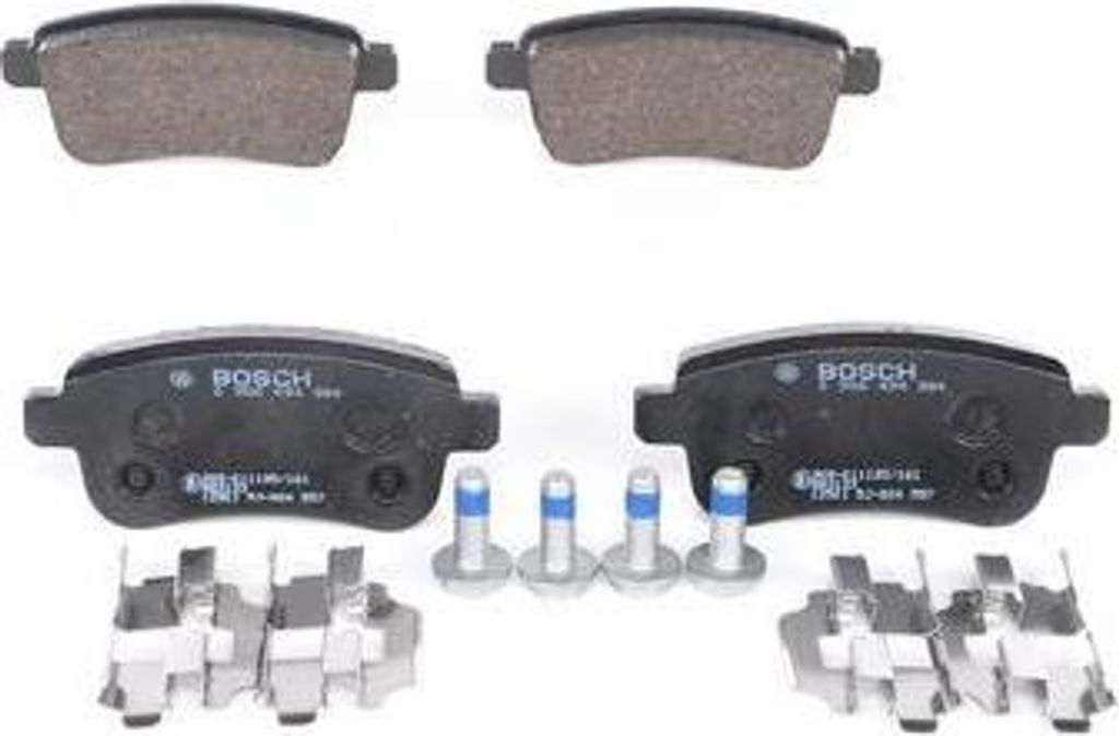 BOSCH 0 986 494 384 Bremsbelagsatz, Scheibenbremse OE 440603734R kompatibel mit Scenic, Megane