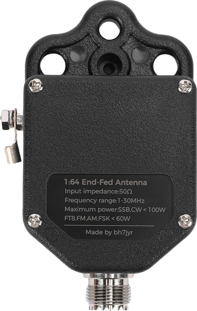 Antenne demi-onde 4 bandes sans tuner balun 64:1 pour SSB CW extérieur