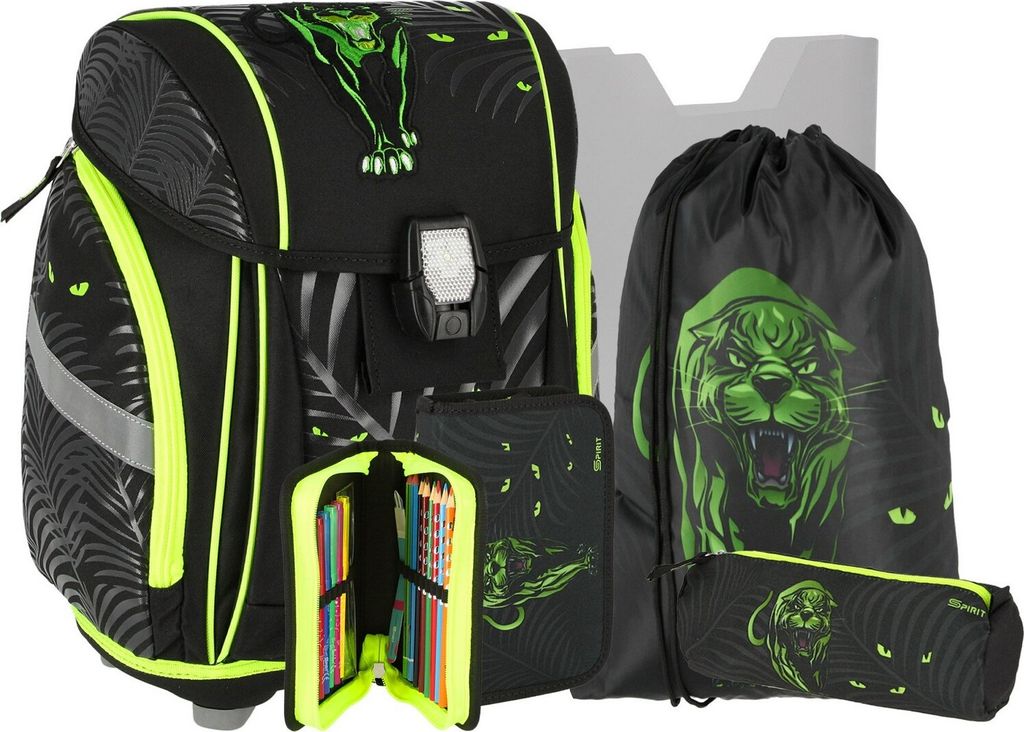 Spirit Schulranzen Set 5-tlg. NEW START Panther Produktbild 