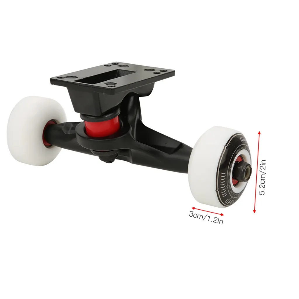 Set de Trucks Skateboard avec Roues à Double Enroulement Ultra Robustes - 3