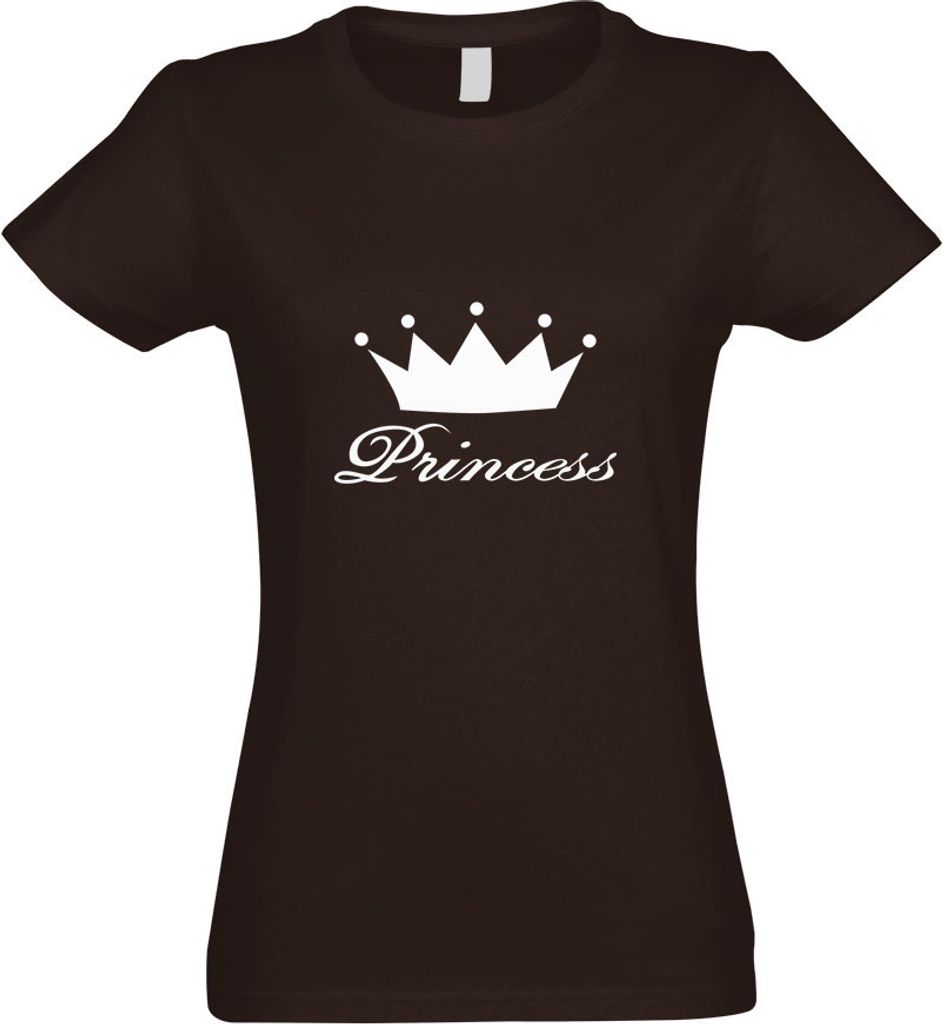Kiwistar - T-Shirt tailliert - Damen - Chocolate - Princess - mit Motiv Bedruckt - Funshirt Design - Sport - Freizeit - Damen - M