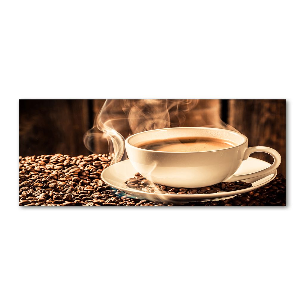Leinwandbild Kunst-Druck 100x70 Bilder Essen & Getränke Tasse Kaffee