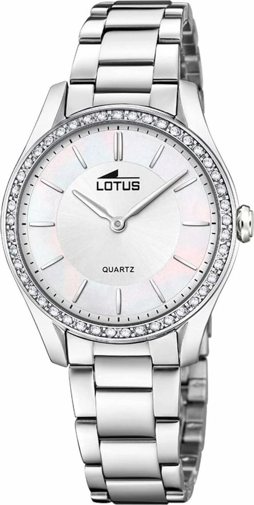 Lotus Damen Uhr Classic Luxus Elegant Edelstahl Armbanduhr silber UL18796/1