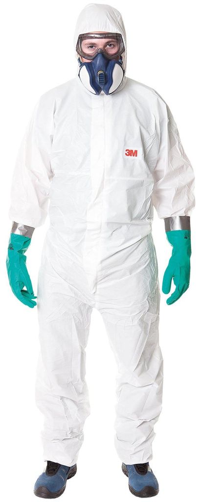 3M 4545XL Schutzanzug Typ 5/6, Größe XL, Weiß Produktbild 