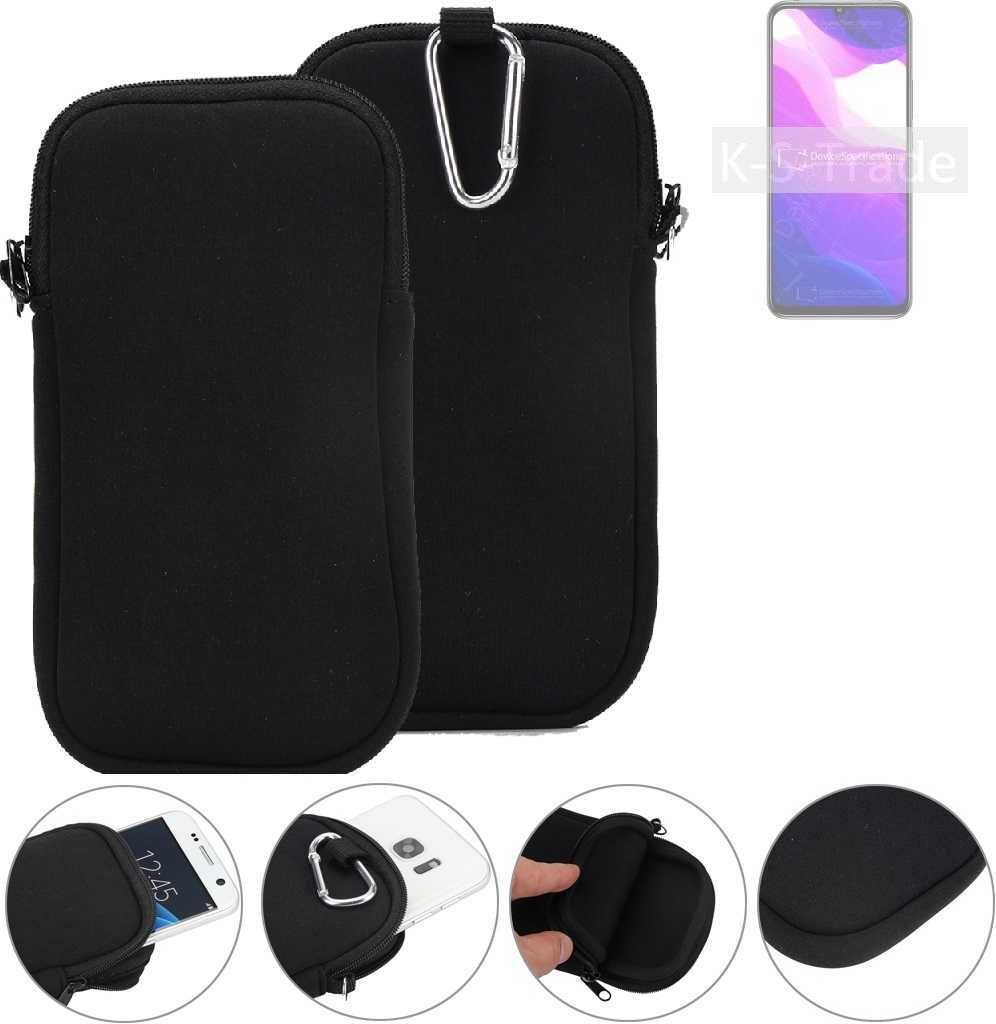 K-S-Trade Neopren-Hülle Handyhülle kompatibel mit Xiaomi Mi 10 Lite 5G Schutzhülle Neoprenhülle Sleeve Schutz-Hülle Gürtel Tasche Case Holster