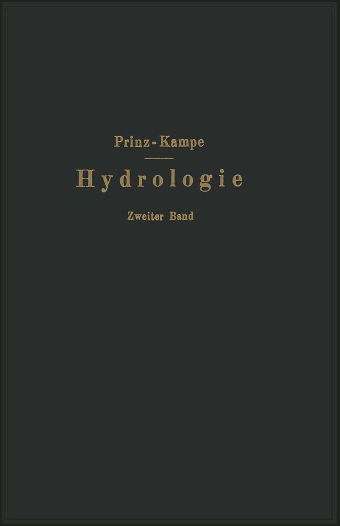 Handbuch der Hydrologie