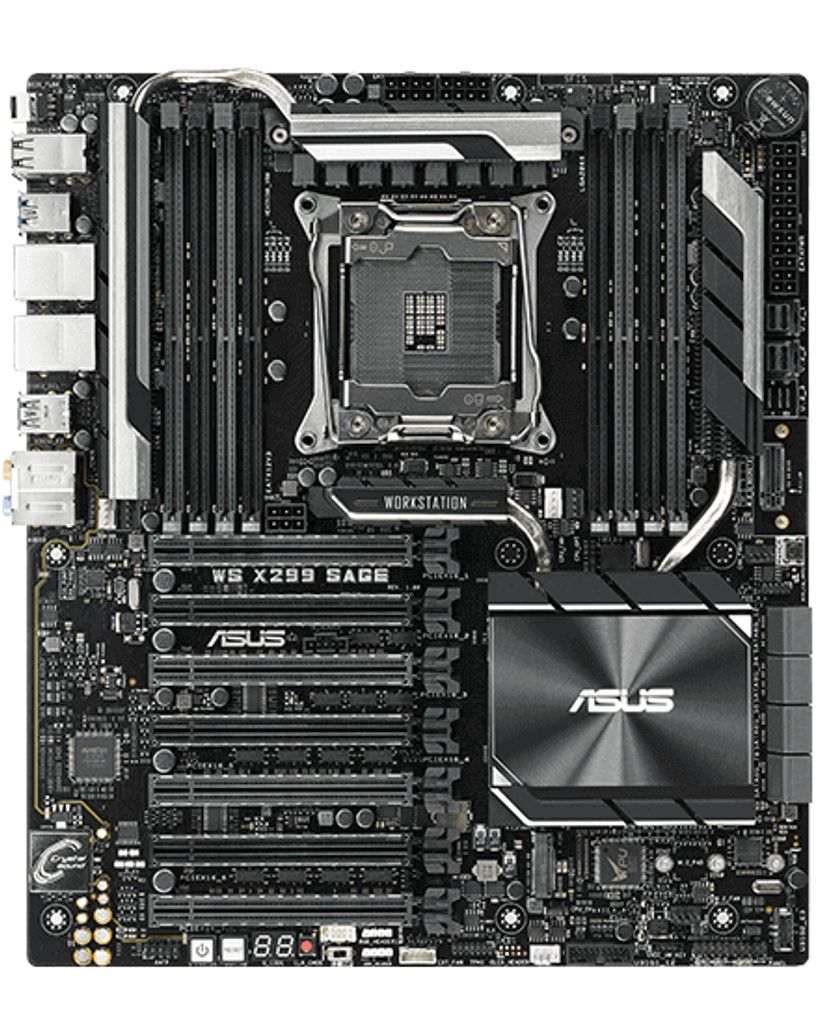 ASUS WS X299 SAGE, Intel, LGA 2066 (Socket R4), Intel® Obrázek produktu 
