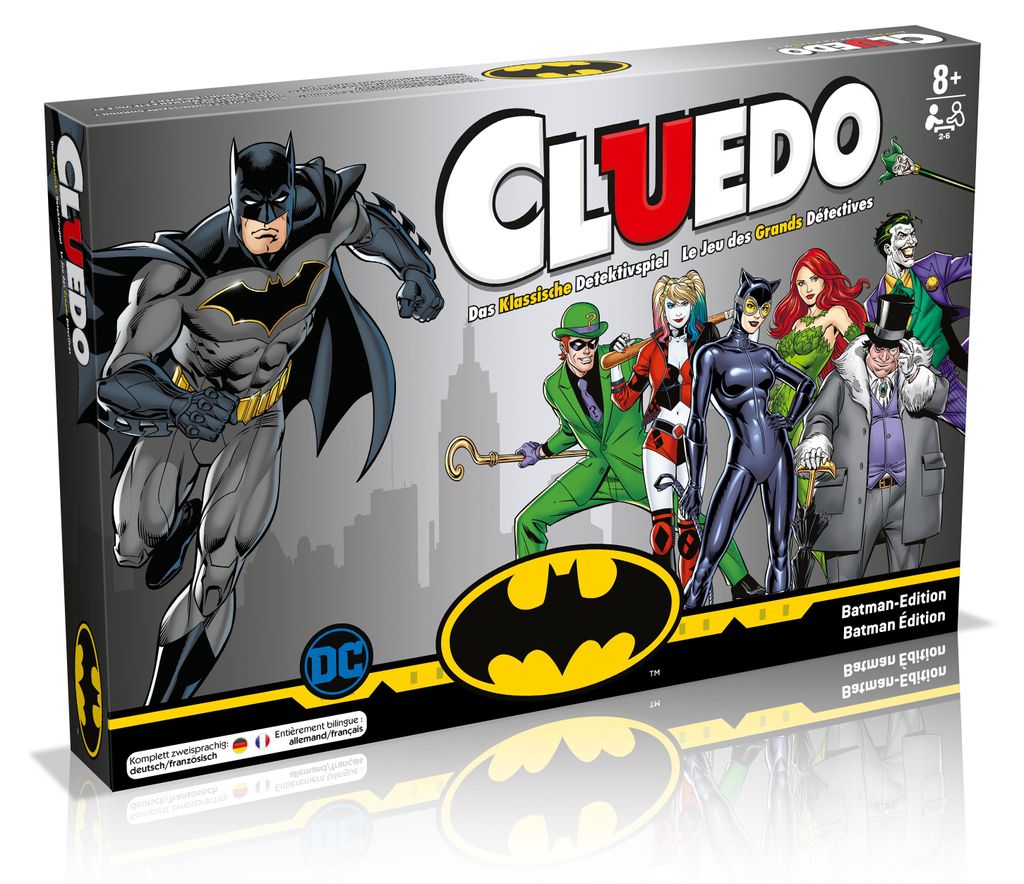 Cluedo Batman Edition Spiel Gesellschaftsspiel Brettspiel Produktbild 