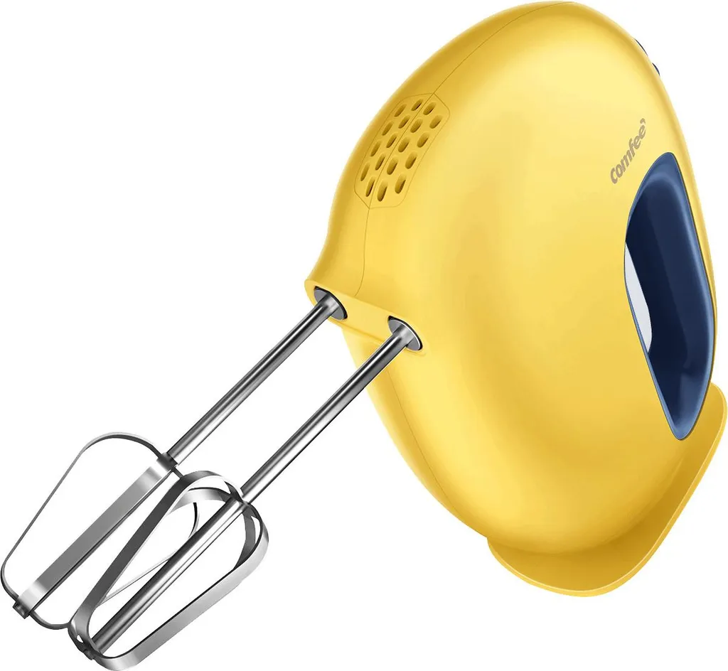 Mixer Cucina Comfee MJ-HM30W115A Giallo 130W | Design e Funzionalità