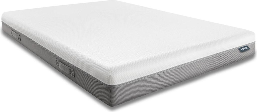 Viskoelastik-Matratze Sleezzz Premium 180 x 200 cm, Höhe 20 cm, Härtegrad H2/H3, mit Wendegriffen