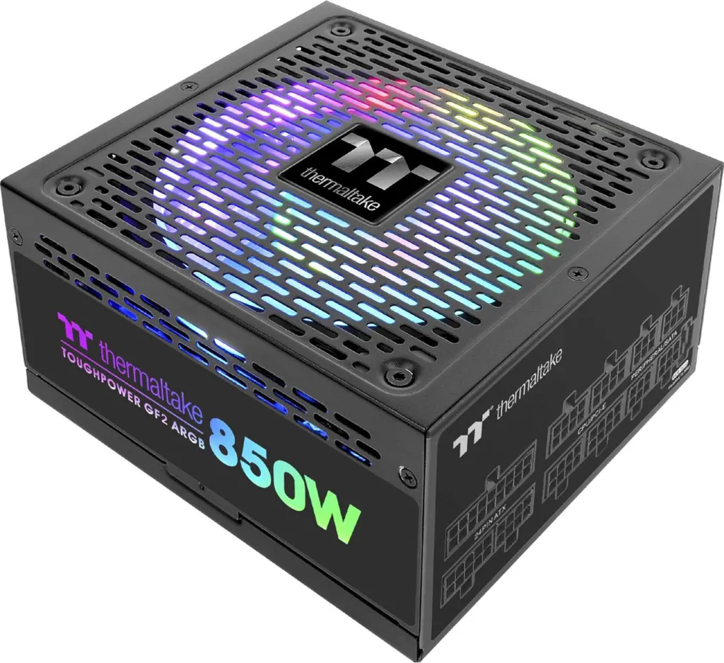 Alimentation 850W modulaire ARGB GF2 fini les bruits et câbles inutiles