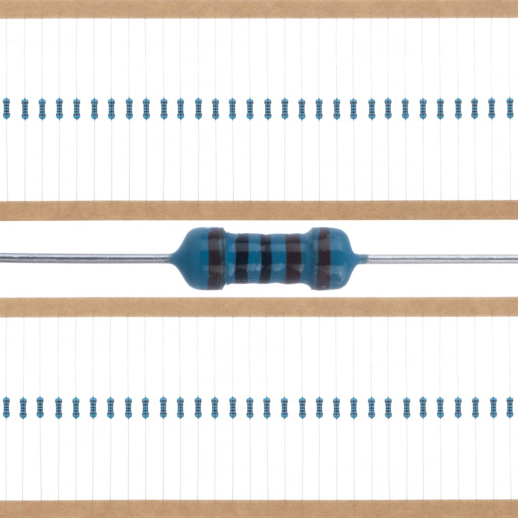 Rosfix Widerstand 0,25W 1% – 1k THT | Max. Spannung 250V | 100 Stück | Elektronik-Komponenten für Projekte und Experimente