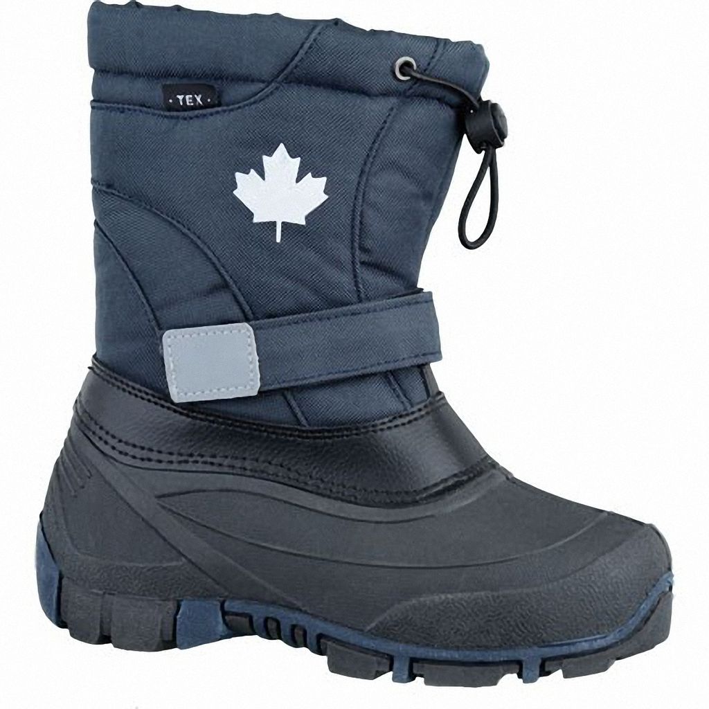 Canadians Mädchen und Jungen Winter Synthetik Tex Boots navy, Warmfutter, weiches Fußbett, 4537116/32