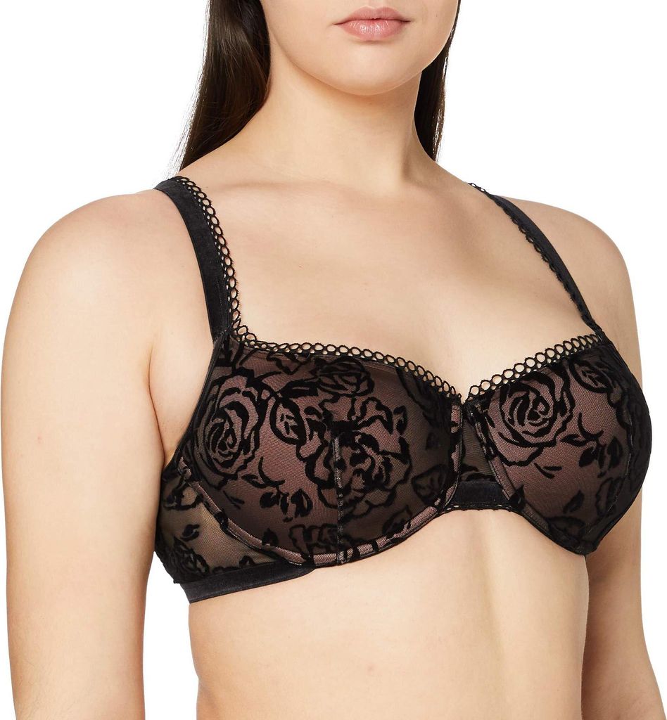 Triumph Velvet Rose Spotlight WHP BH mit Bügel, Farbe: Schwarz (Black), Größe: 80G