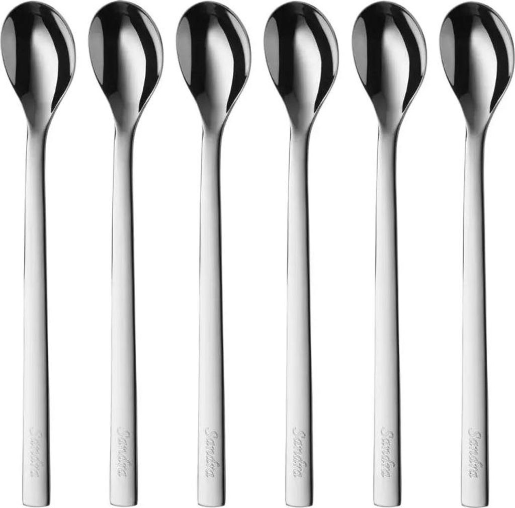 WMF Latte Macchiatolepels Nuova - 6 stuks Productafbeelding 