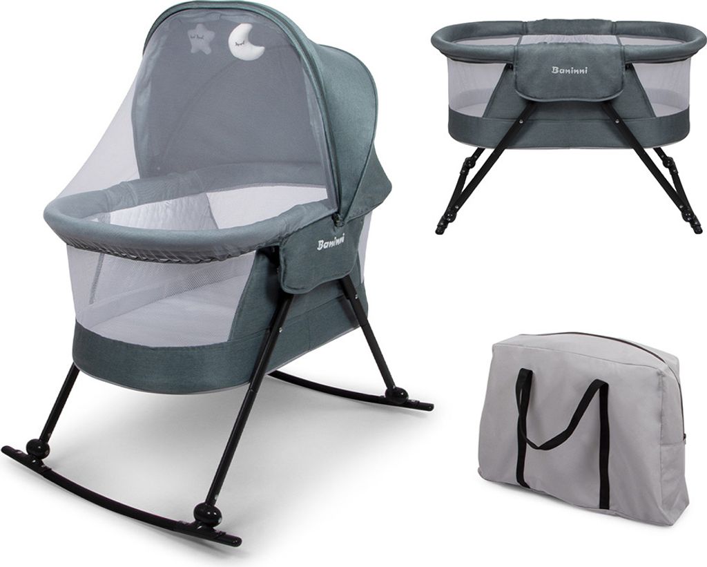 Baninni 3-in-1 Schaukelwiege Adora Grün Produktbild 