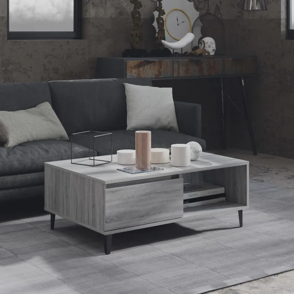 Tavolino Grigio Sonoma 90x60x35 cm Maison Exclusive | Design Soggiorno