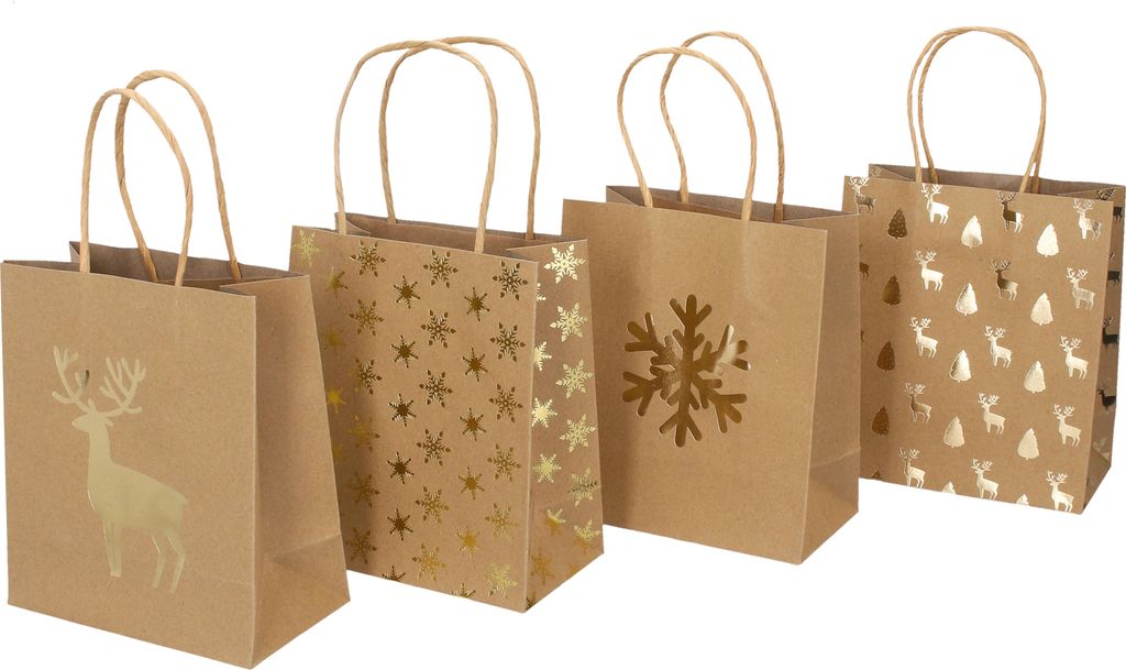 Geschenktüte S 18x21x10cm Weihnachten