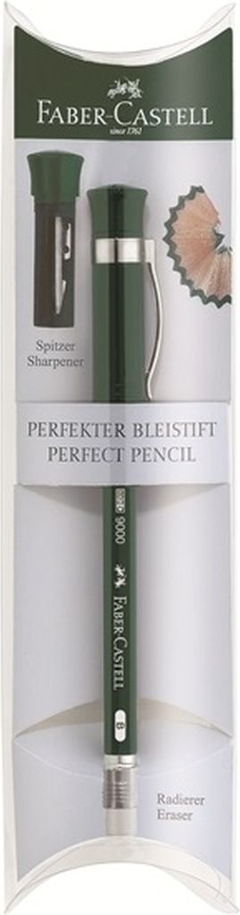 Bleistift Perfect Pencil 9000 B im Geschenkset Packung mit 10 Stück