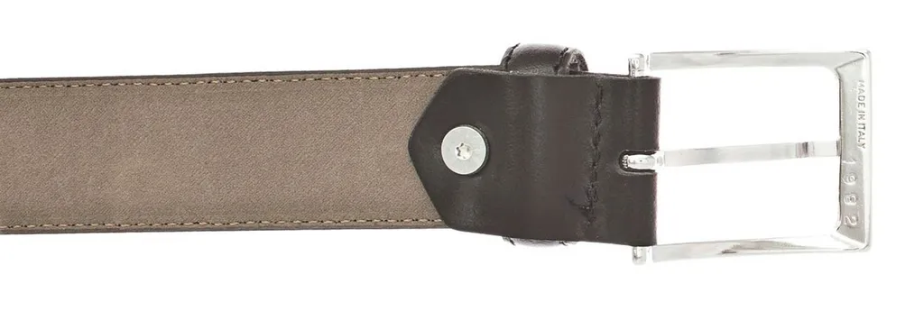 Vanzetti Cintura 30mm W75 Nero - Cintura Business in Pelle per Uomo e Donna - 5