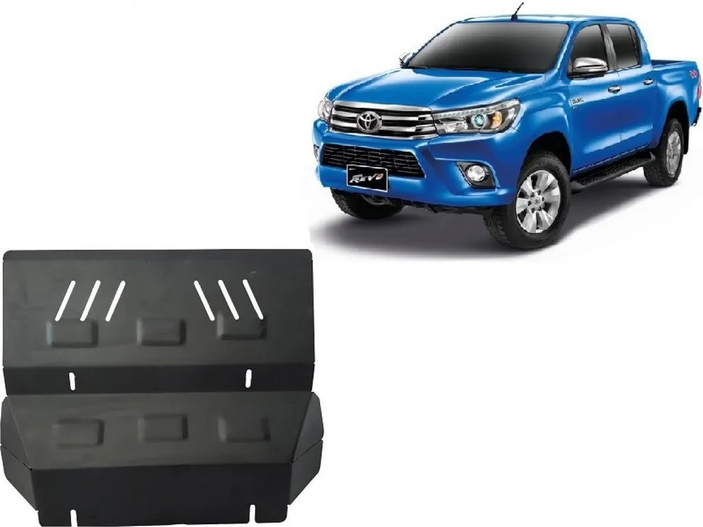 Sabot de protection radiateur Toyota Hilux Revo - Évitez les pannes