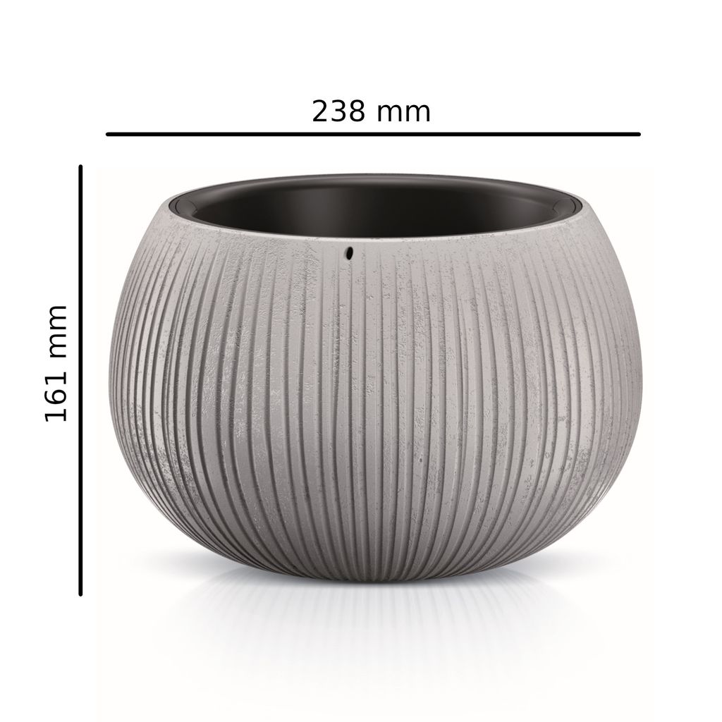 Blumentopf Betonimitation mit Wellendesign + Kaufland.de