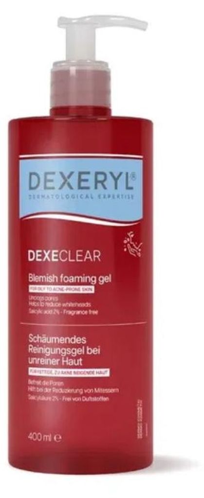 Dexeryl Dexeclear Reinig.Gel schäum.unreine Haut 200 ml
