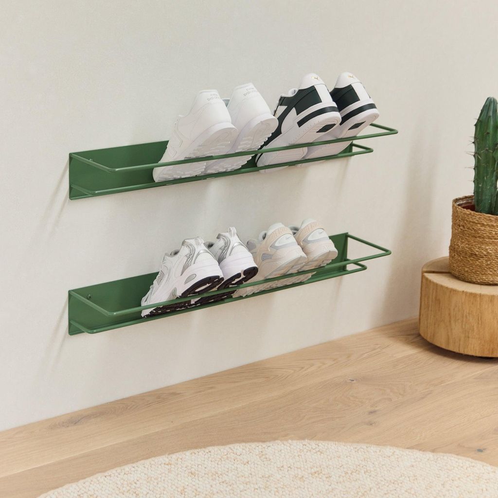 MyWIRE Schuhregal "Inn" 2er SET, 80cm - grün Produktbild 