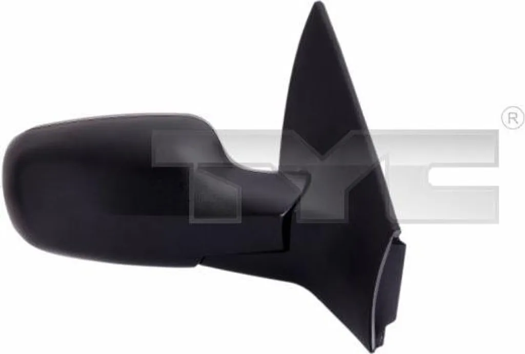 Rétroviseur extérieur droit avec miroir convexe pour Renault Megane