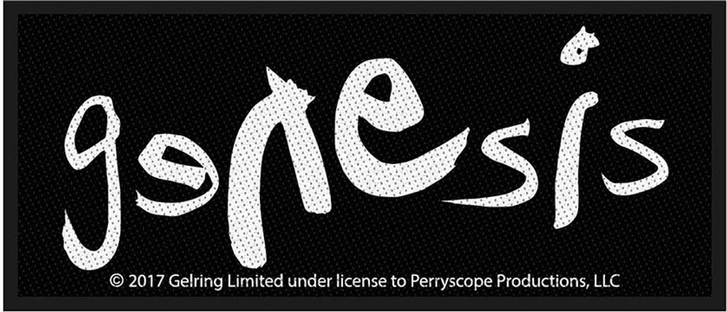 Genesis Logo 2 Aufnäher zum Aufnähen 100 x 50 mm