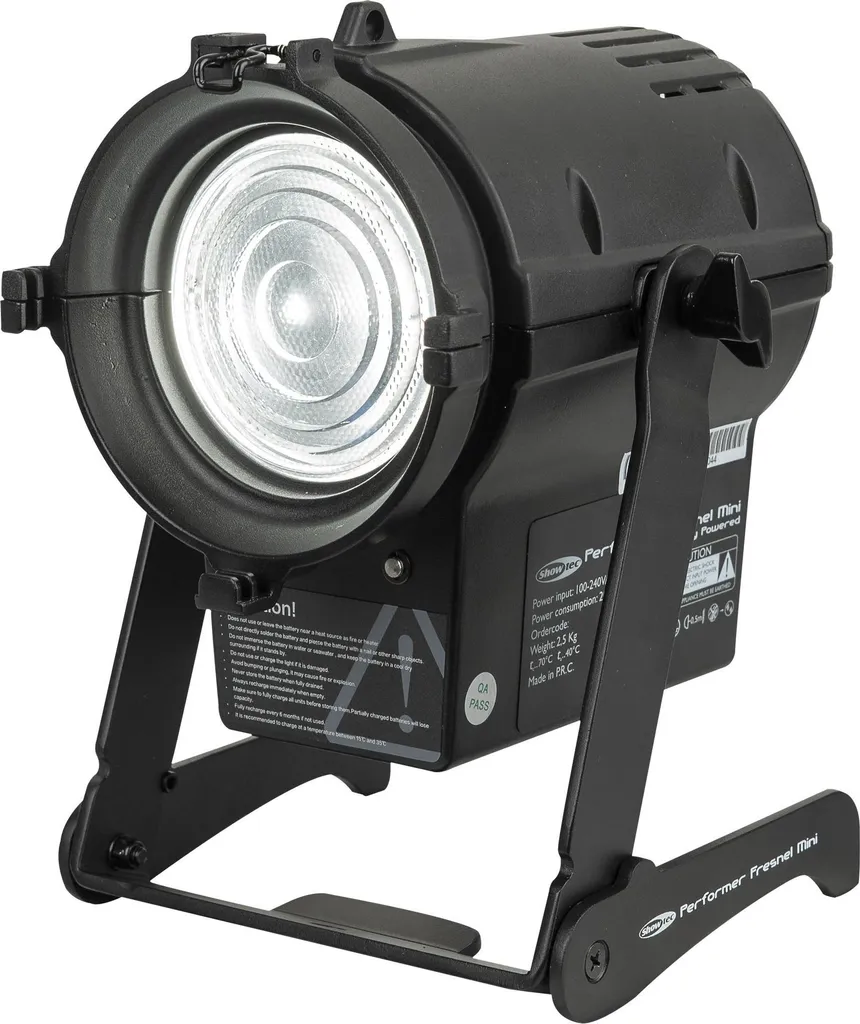 Showtec Performer Fresnel Mini DMX Projecteur LED 30W Blanc Chaud