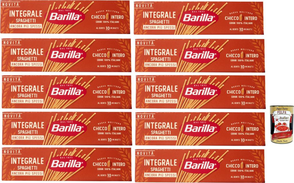 Barilla Integrale Spaghetti, Vollkorn Hartweizennudeln, Produktbild 