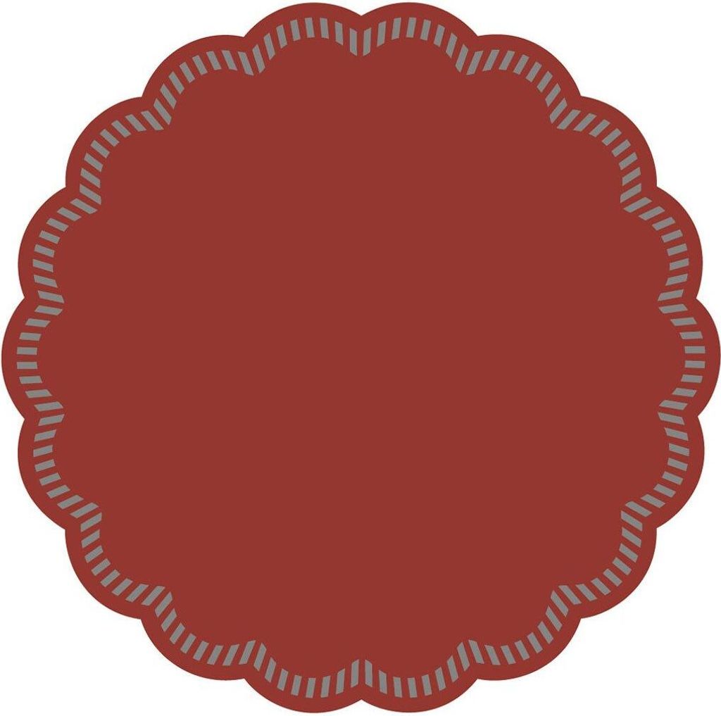 Tissue Deckchen in Bordeaux, Ø 90 mm, 250 Stück - Mank