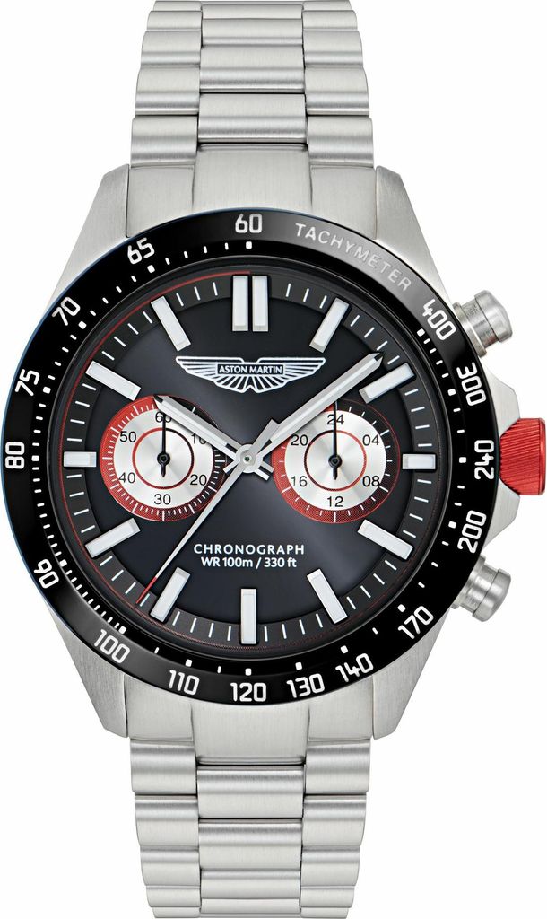 ASTON MARTIN Herren Uhr Chronograph Armbanduhr AML ICON MTIS1F501 Edelstahl