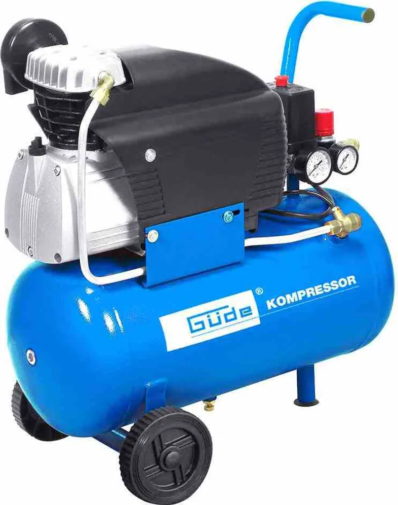 Compresseur GÜDE 71166 : finis les pneus dégonflés avec ce kit complet