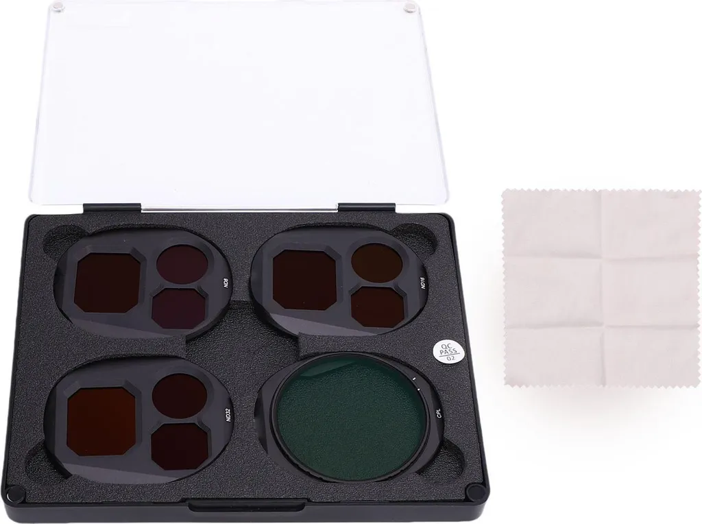 Pack de 4 filtres pour drone Mavic 4 Pro avec lentilles ND et polarisant