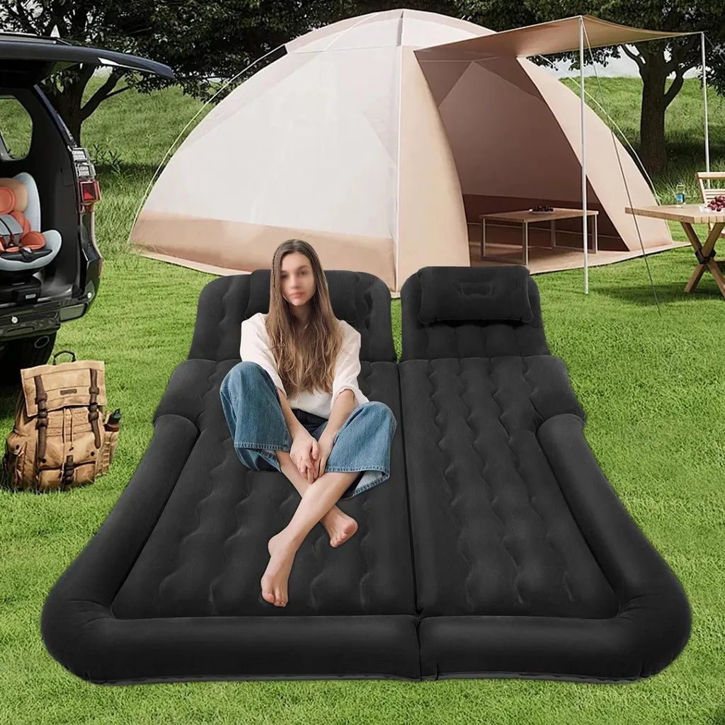 Lit de voiture arrière gonflable extra robuste pour SUV et berlines - 8