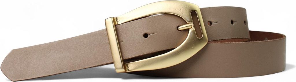 FRONHOFER Toller Damengürtel mit Schnalle in mattgold, 2,7 cm