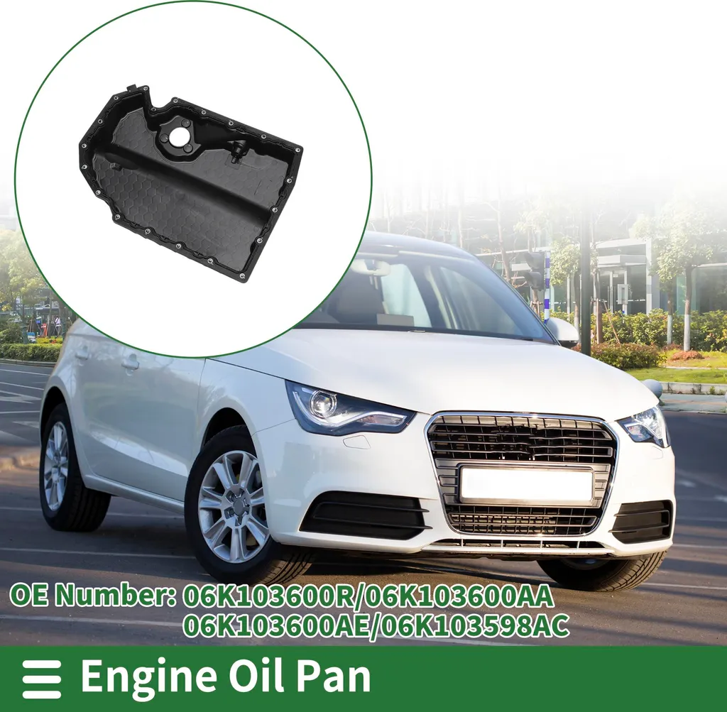 Stopper les Fuites d'Huile Audi A1 avec le Carter Moteur 06K103600R Noir