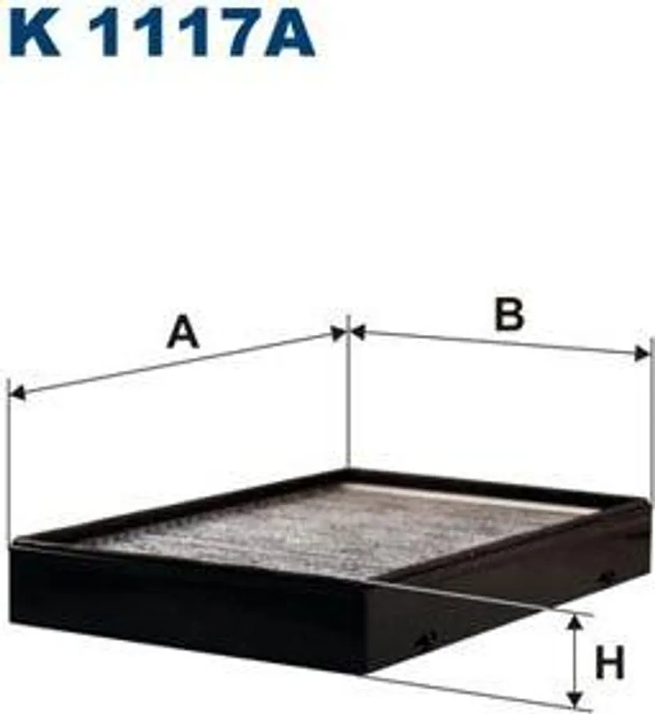 Filtre intérieur anti-pollen FILTRON K 1117A compatible Volvo S90 V90