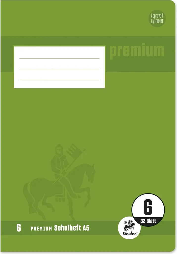 Cahier de Brouillon A5 Staufen 734010606 Uni pour Croquis et Bureau