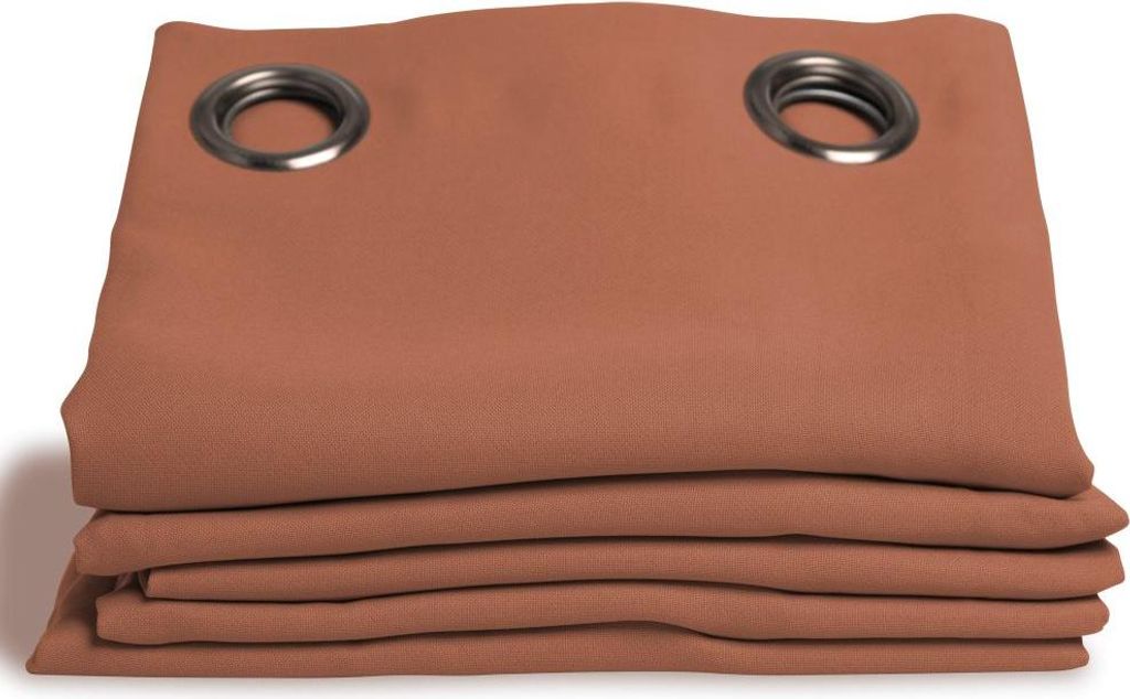 MOONDREAM Verdunkelungsvorhang | Licht+Sonnenschutz | Ösen | Rot MC7005 | 140B x 260H cm