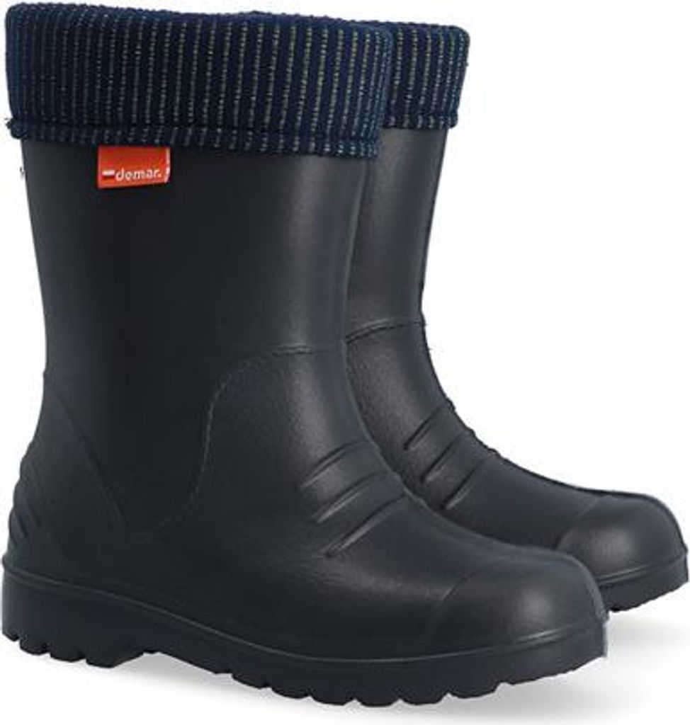 Demar Gummistiefel DINO GRAPHITE Regenstiefel Kinderstiefel Produktbild 