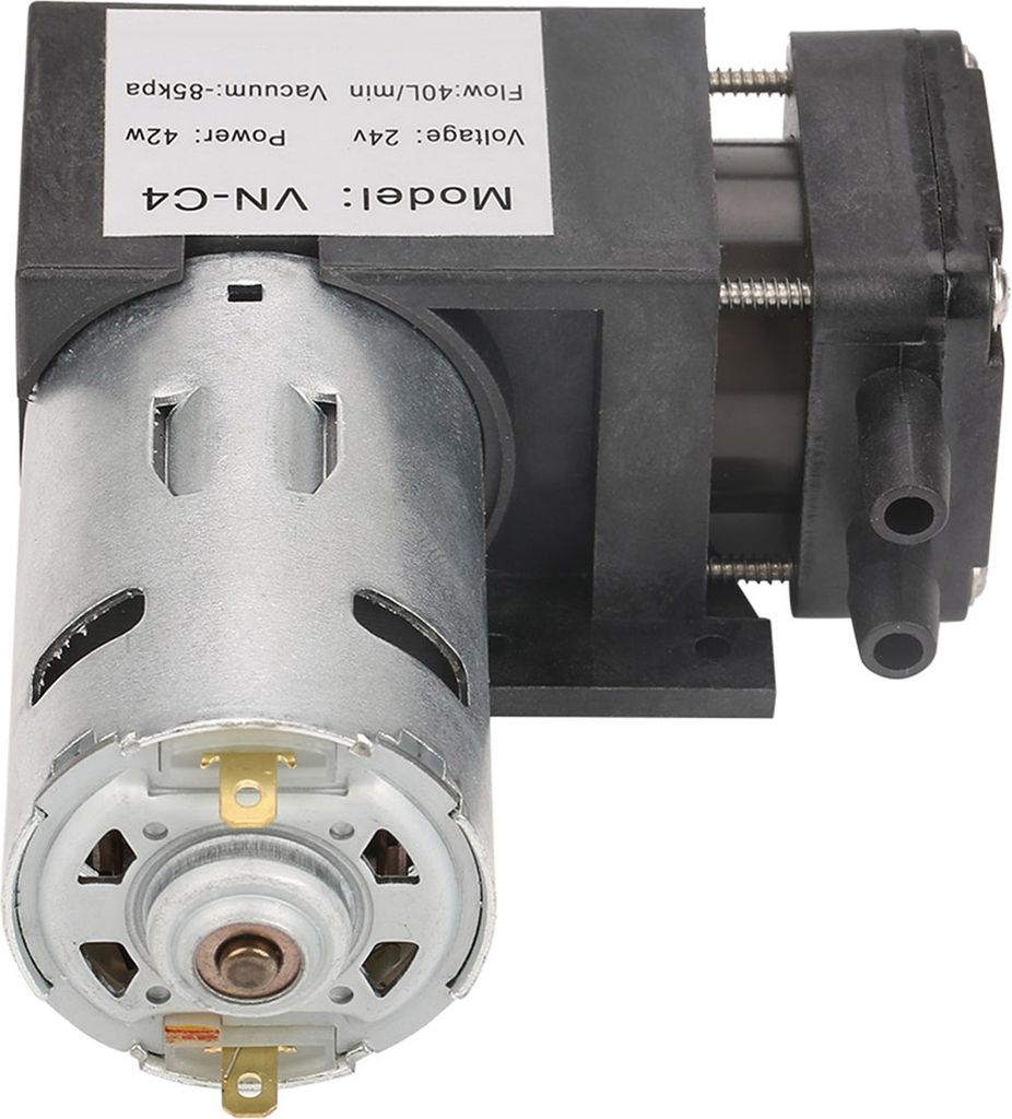 DC24V Mini Pompe à vide sans huile ?85KPa Débit 40L/min Image du produit 