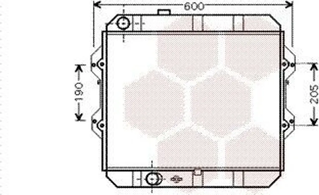 Évitez la surchauffe moteur avec ce radiateur pour Toyota Hilux VI N1