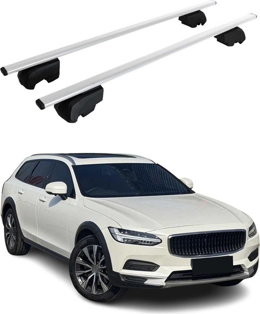 Dachträger Grundträger für Volvo V90 2017-2022 Metall Produktbild 