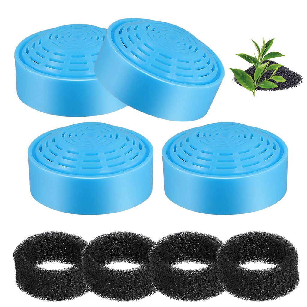 RIZZARI Wasserspender Filter 8 Stück - Dreifach-Filtration Für Haustier-Trinkbrunnen