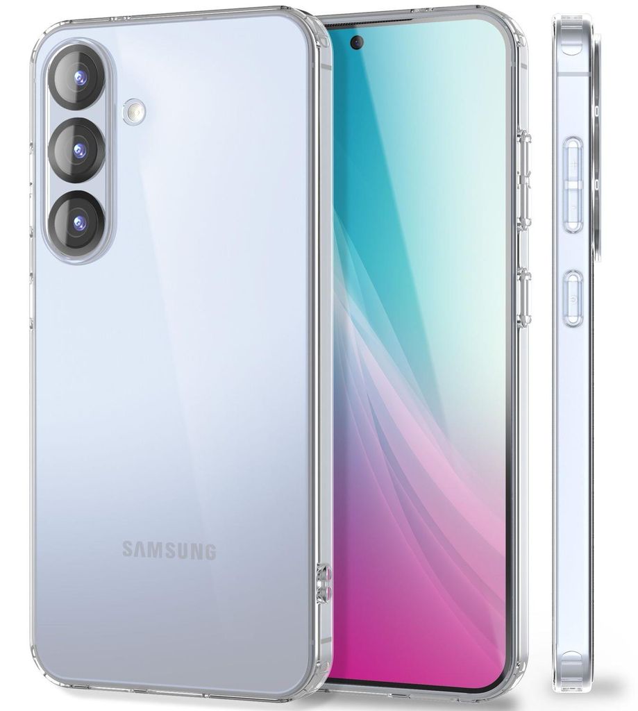 NALIA Hülle "GLAZE" für Samsung Galaxy S25 Plus - Klare TPU Produktbild 